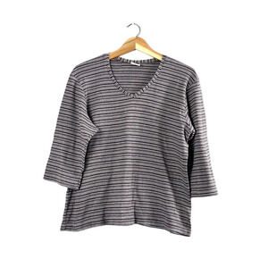 Women's Brown Columbia Vintage Striped Shirt 1X